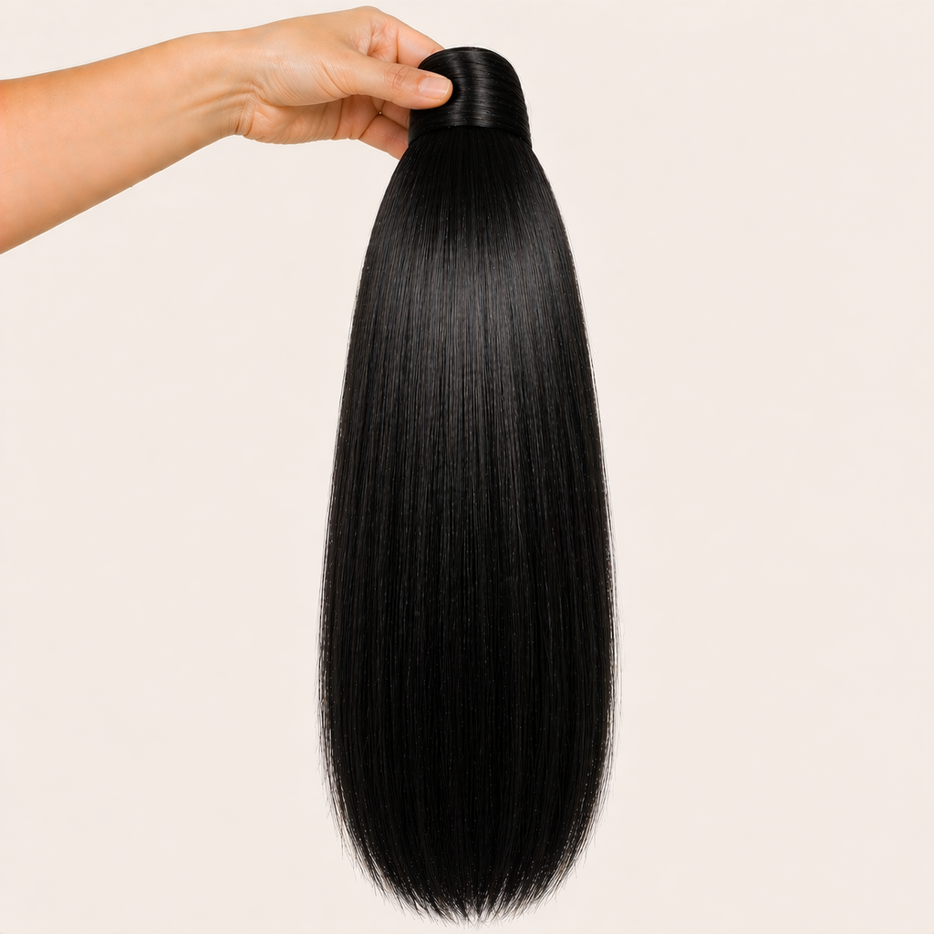 Black Velvet - Claw Ponytail Hair Extension