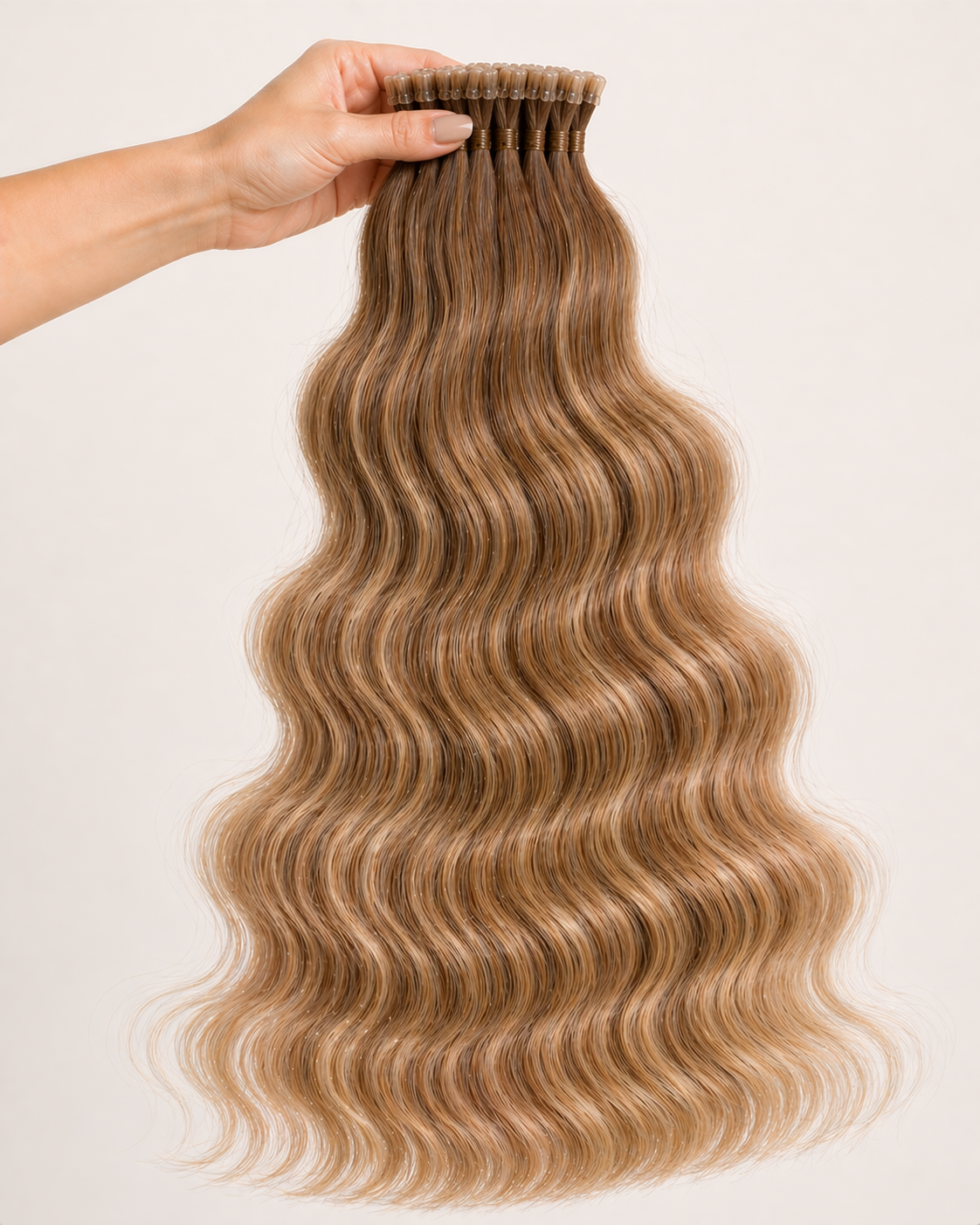 Light Ombre - K-Tip Body Wave Hair Extensions
