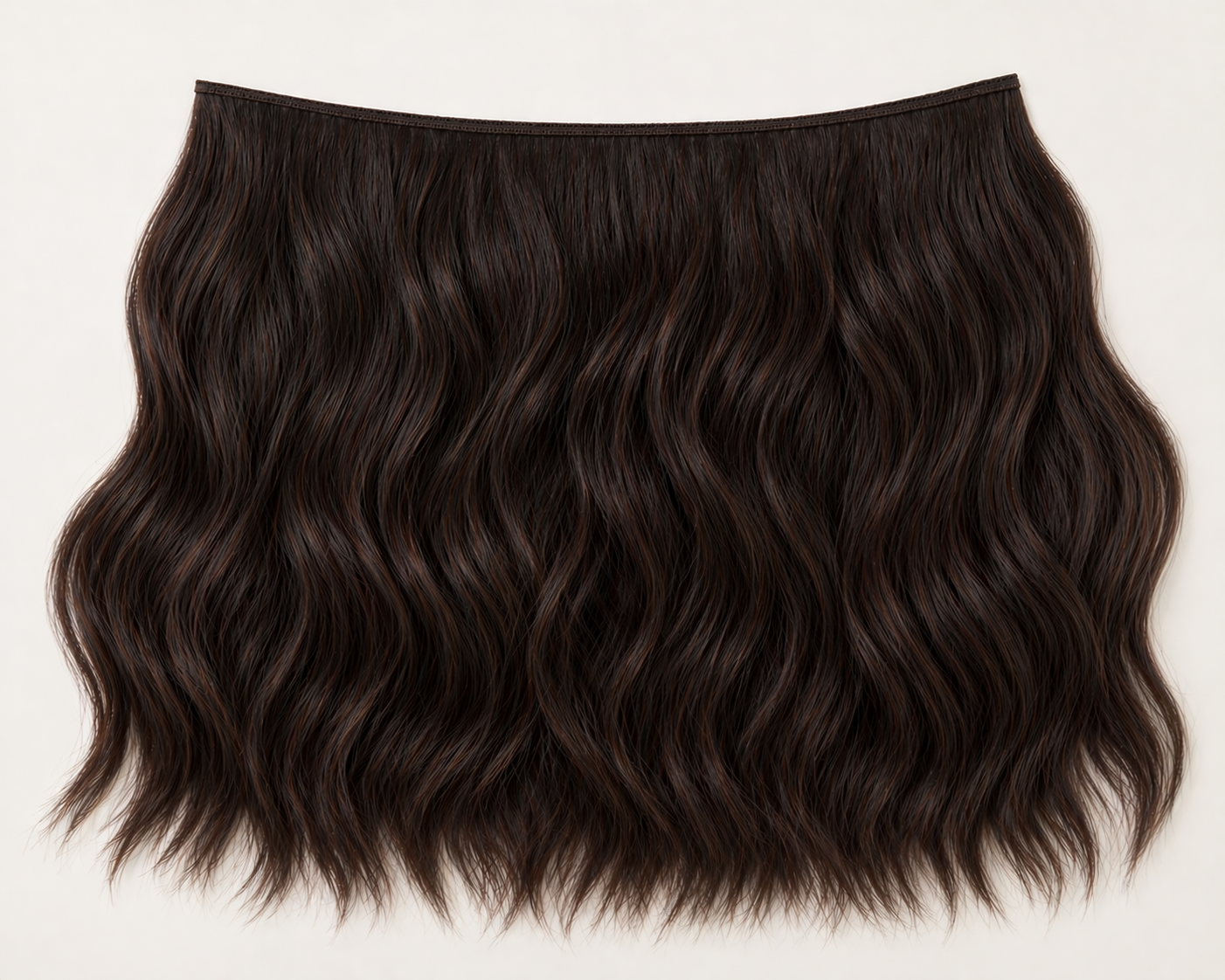 Midnight Drift - Double Volume Invisible Wavy Weft Hair Extensions