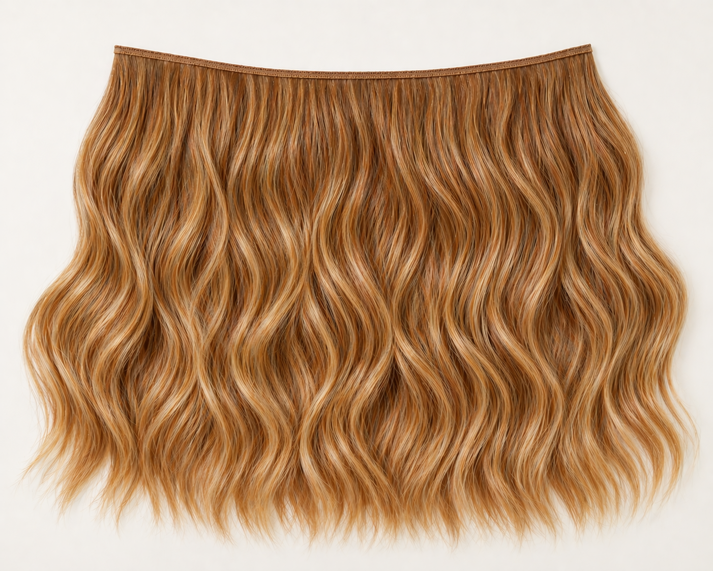 Mocha Melt - Double Volume Invisible Wavy Weft Hair Extensions
