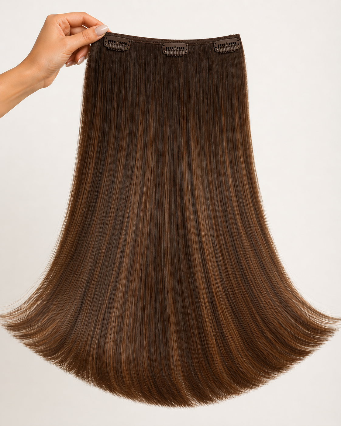 Pecan Allure - Clip-In Hair Extensions